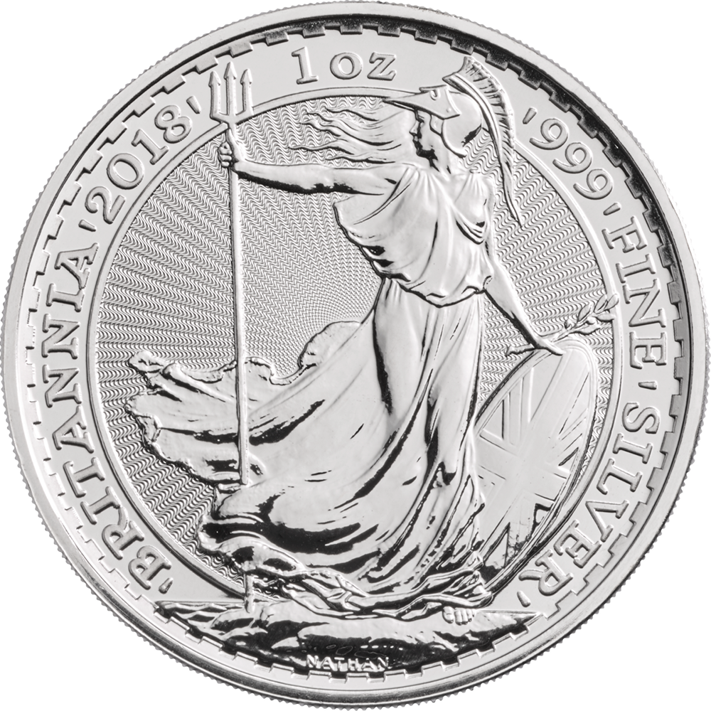 2018 1oz Silver Britannia Coin